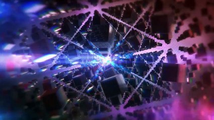 Neon Logo Reveal with Cube Tunnel - After Effects Project File