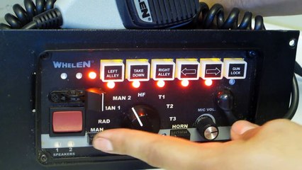 Whelen Siren 295SLSA6 POLICE FIRE SIREN SWITCH BOX