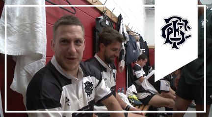 Inside the Baa Baa's dressing room for post-match celebrations