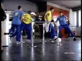 Brazilian football commercial at the airport