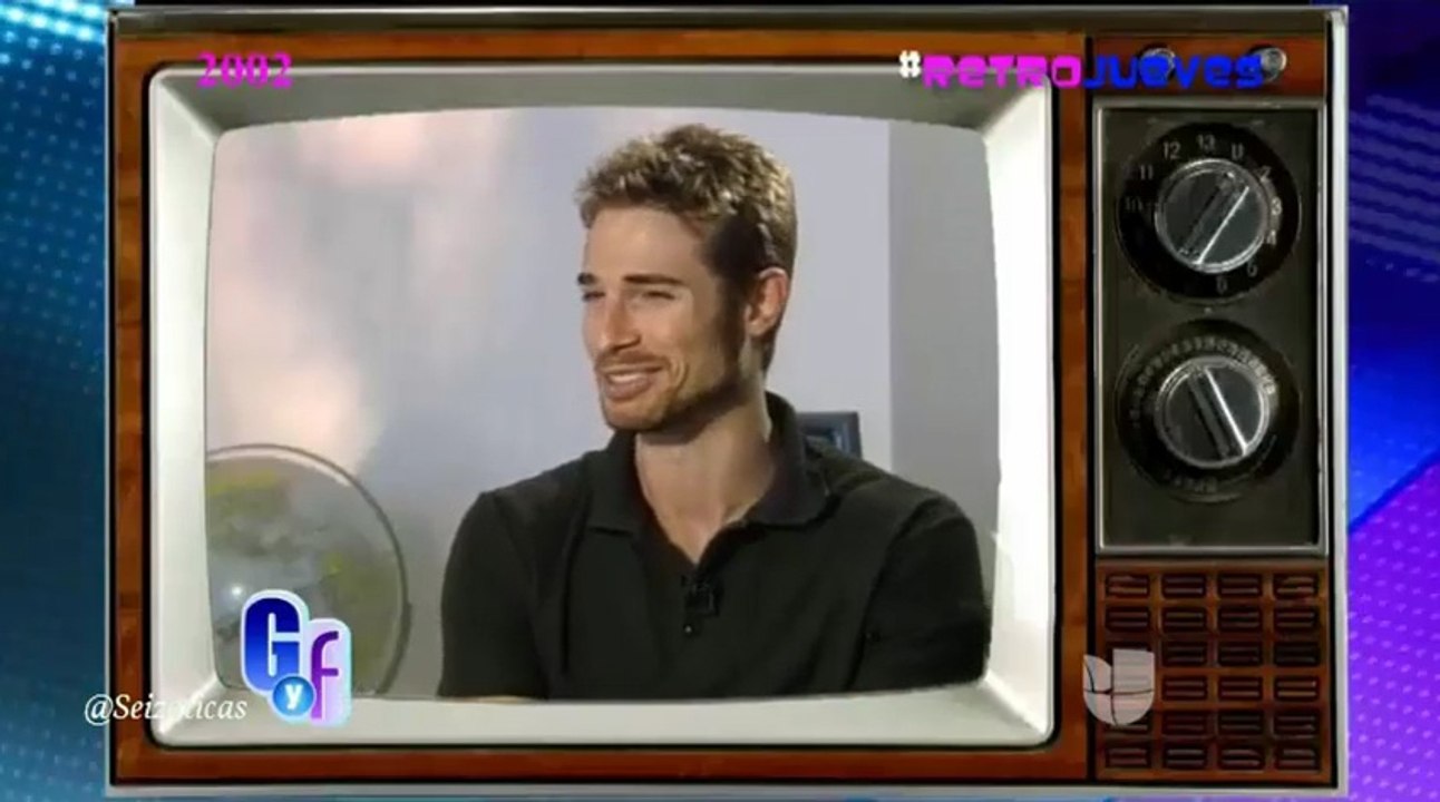 Sebastián Rulli en sus inicios de su carrera en México 2002