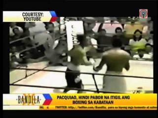 Pacquiao: Amateur youth boxing should continue