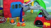 PLAY-DOH Tonka Chuck Diggin Rigs Boomer the Fire the Play Doh Fire Engine
