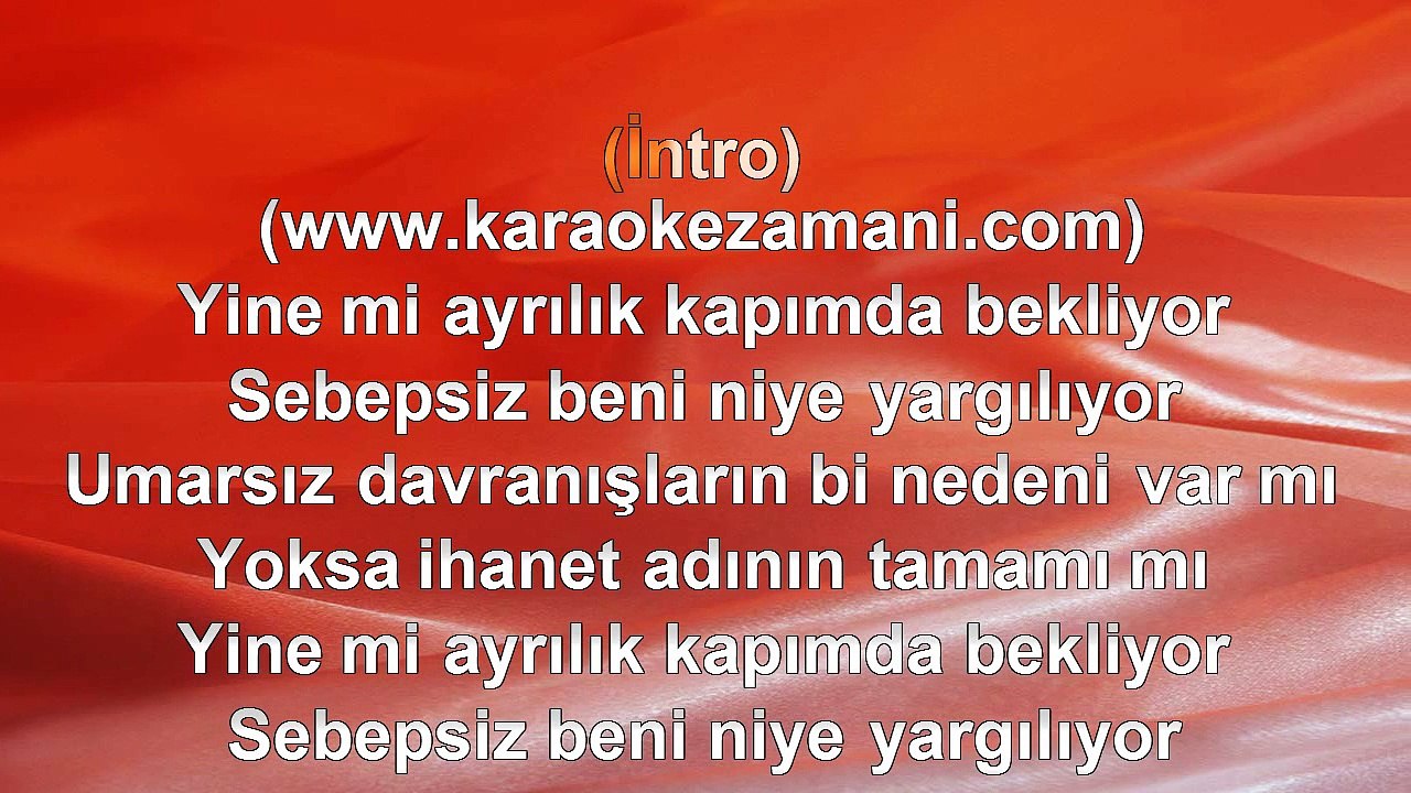 Doğuş - Bu Da Yalan - 2012 TÜRKÇE KARAOKE