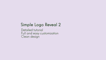 After Effects Project Files - Simple Logo Reveal 2 - VideoHive 9143855