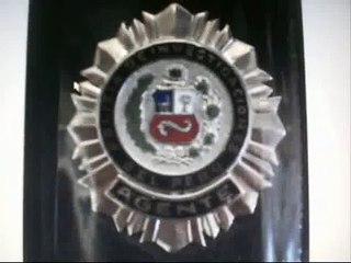 Placa Insignia de la Policia de Investigaciones del Peru