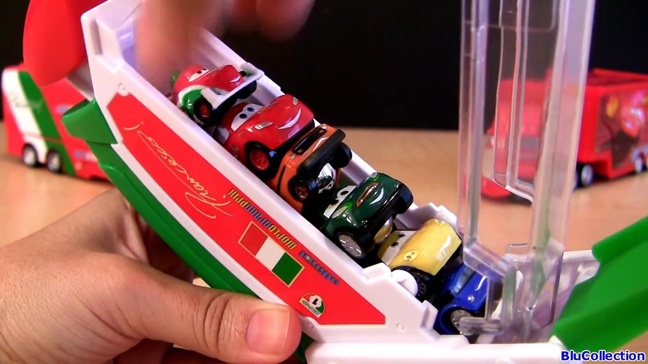Cars Rapid Fire Launcher Francesco Bernoulli Micro Drifters Cars 2 Launch 6-cars Disney Superstarter