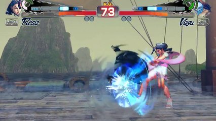 Ultra Street Fighter 4 Omega mode mods sexy new nurse Rose Vega Vendetta costumes HD 60fps 3