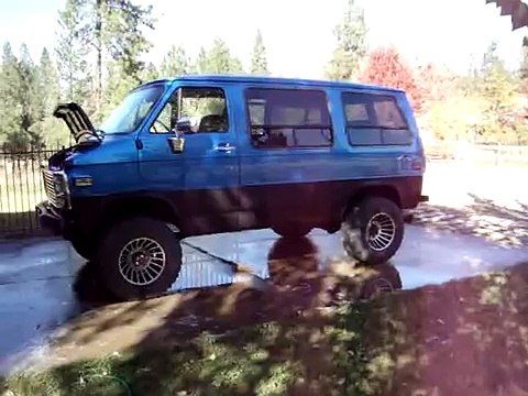 4x4 Chevy Van with 12 valve Cummins 6bt *SOLD*