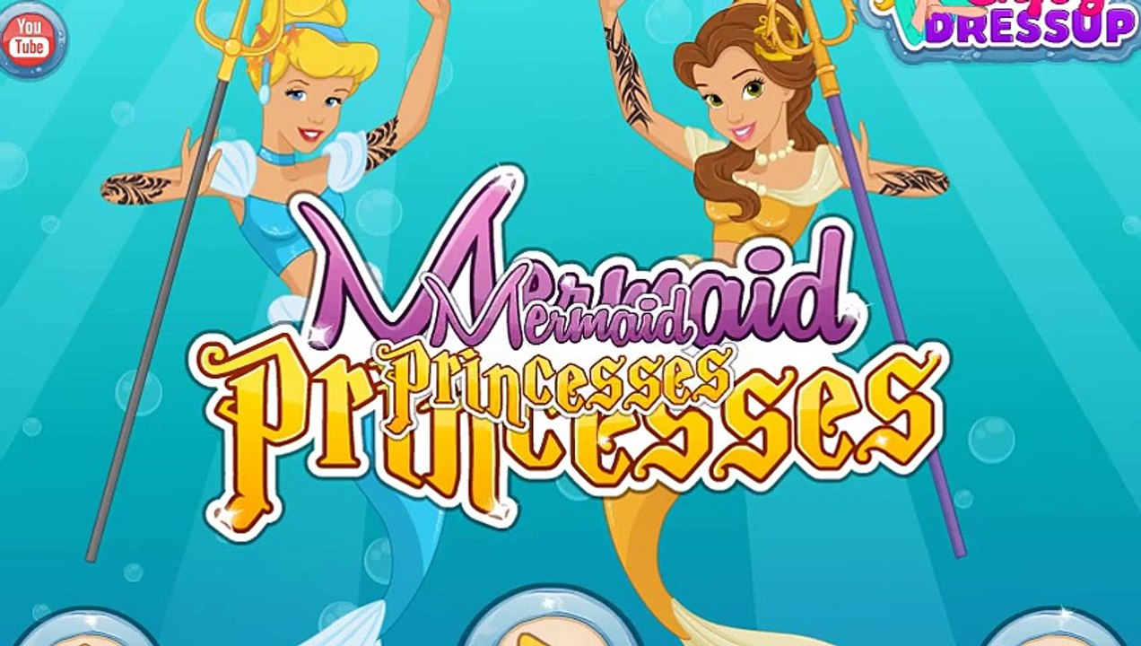 Princesa sirena juego de vestir para niños