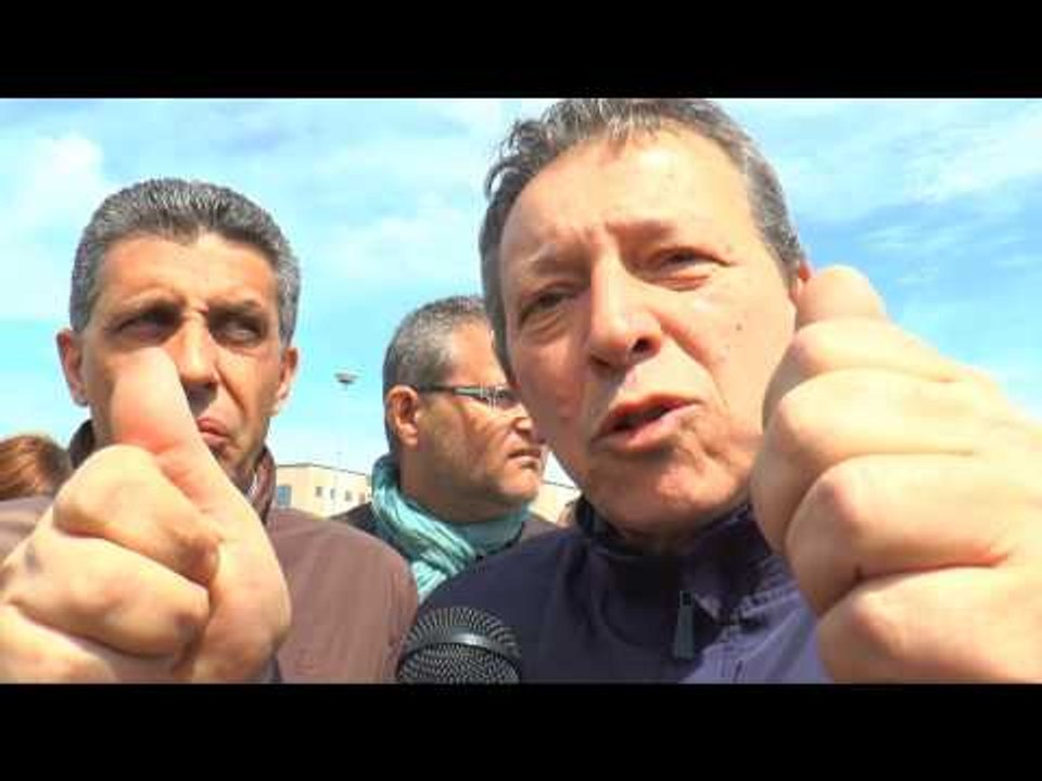 Carinaro (CE) - Indesit, la protesta degli oper...