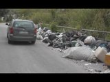Napoli - La strada dei rifiuti nell'area protetta degli Astroni (17.04.15)