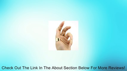 Doinshop (TM) Cute Fashion 6 PCS Punk Gold Stack Plain Band Midi Mid Finger Knuckle Ring Set Review