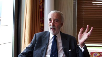 Sir Christopher Lee Interview Locarno Film Festival 2013
