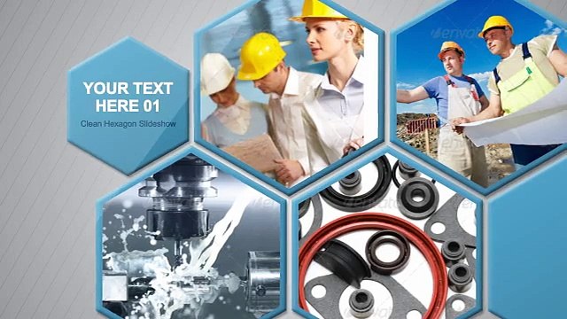 After Effects Project Files - Clean Hexagon Slideshow - VideoHive 9041745