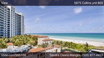 Miami homes for sale Sandra Osorio 5875 Collins unit 803 Miami Beach FL 33140 - Sandra Osorio Mangini