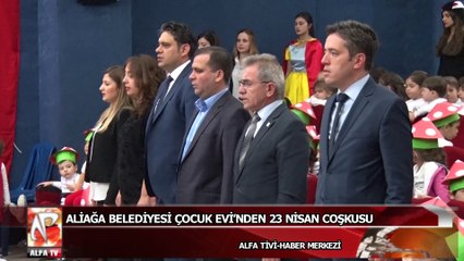 Aliağa belediyesi çocuk evi’nden 23 nisan coşkusu