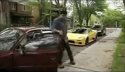 Funny Insult Video Clip image girl smiling man road car