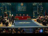 Ruptura de protocolo Premios Príncipe Asturias 2010 por selección española de fútbol