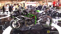 2015 Kawasaki Ninja H2-R Super Charged - Walkaround-Debut at 2014 EICMA Milan Motorcycle Exhibition