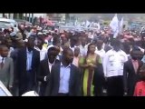RDC : FELIX TSHISEKEDI À GOMA, MOBILISE LA POPULATION