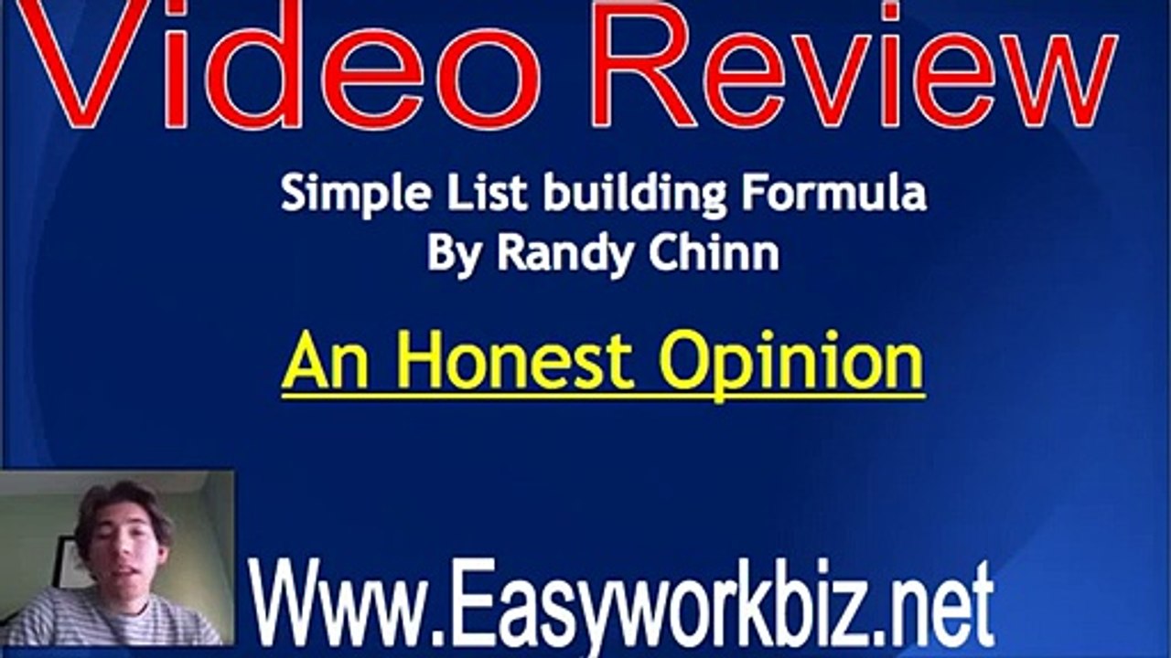 Simple List Building Formula