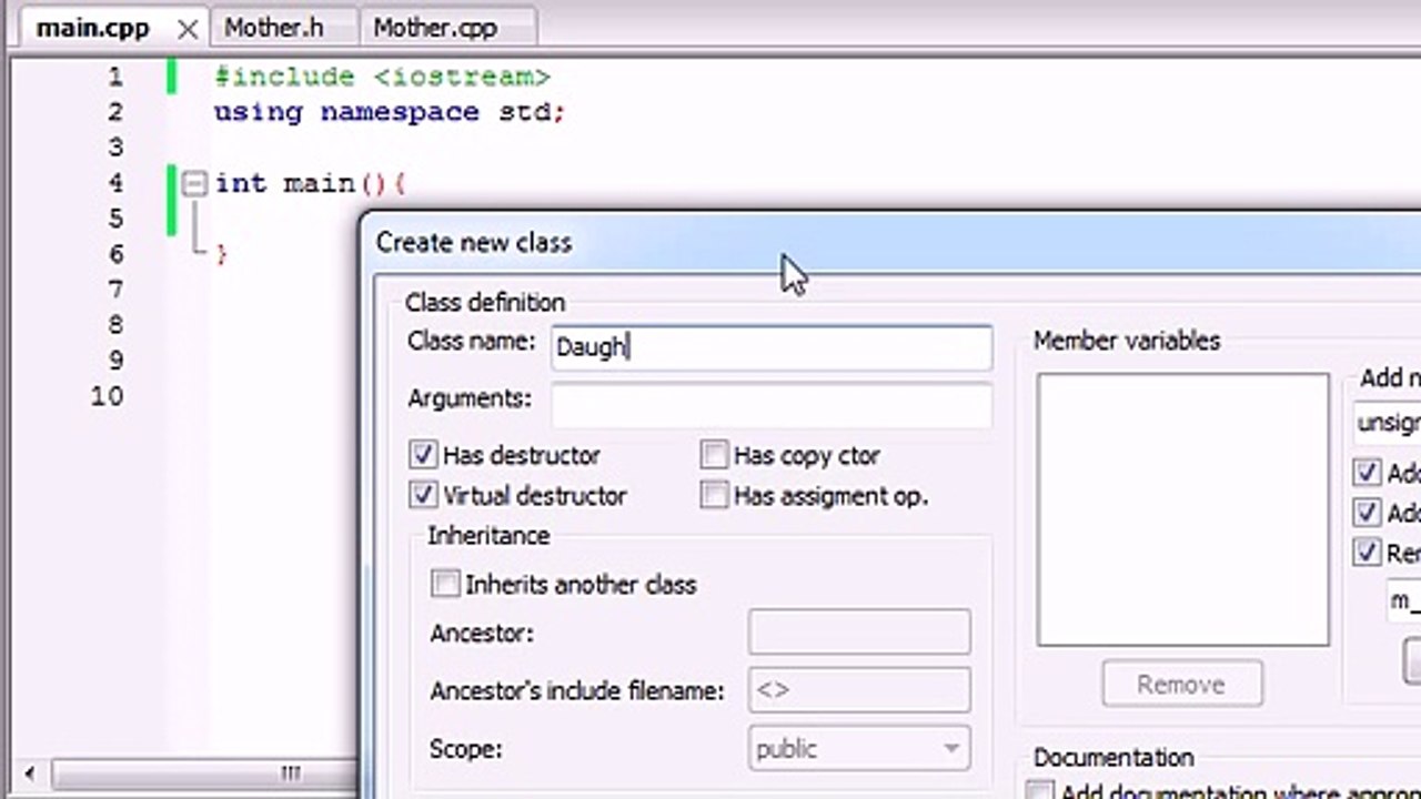 Buckys C++ Programming Tutorials - 52 - Inheritance