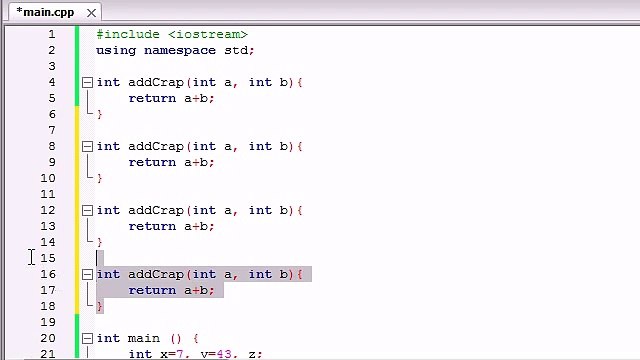 Buckys C++ Programming Tutorials - 58 - function Templates