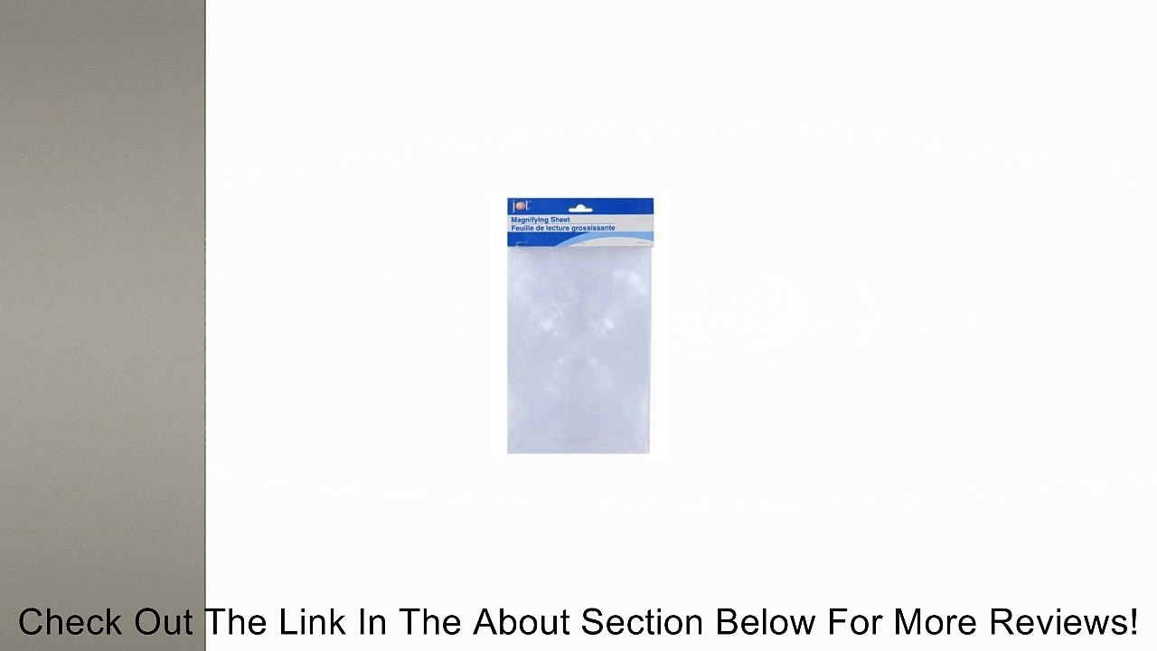 Set of 2 Magnifying Flexible Sheets 3X Reading Magnifier Review