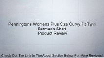 Penningtons Womens Plus Size Curvy Fit Twill Bermuda Short Review