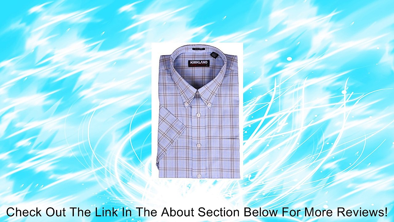 Kirkland Signature Men's No-Iron Short Sleeve Button Down Shirt Review
