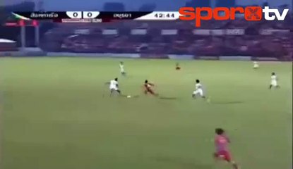 Futbolcunun gol sevinci şaşırttı