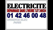ELECTRICIEN PARIS 16 75016 75116 DEPANNAGE ELECTRICITE 7/7