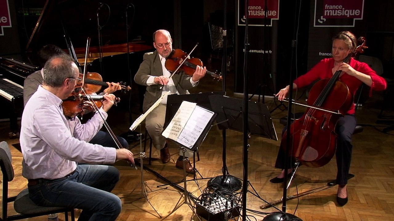 Andantino du Quatuor de Debussy par le Quatuor Ludwig | le Live du Magazine