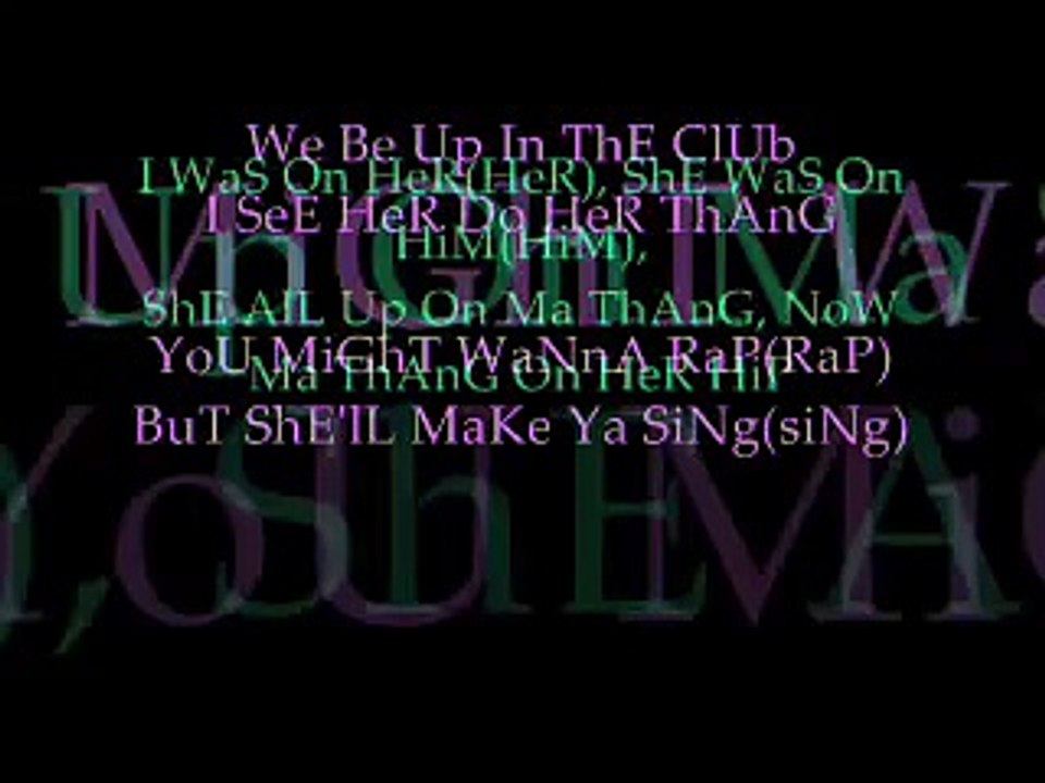 I Love Your Girl- The Dream w/lyrics