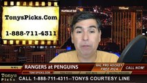 NHL Game 4 Free Pick Prediction Pittsburgh Penguins vs. New York Rangers Odds Playoff Preview 4-22-2015