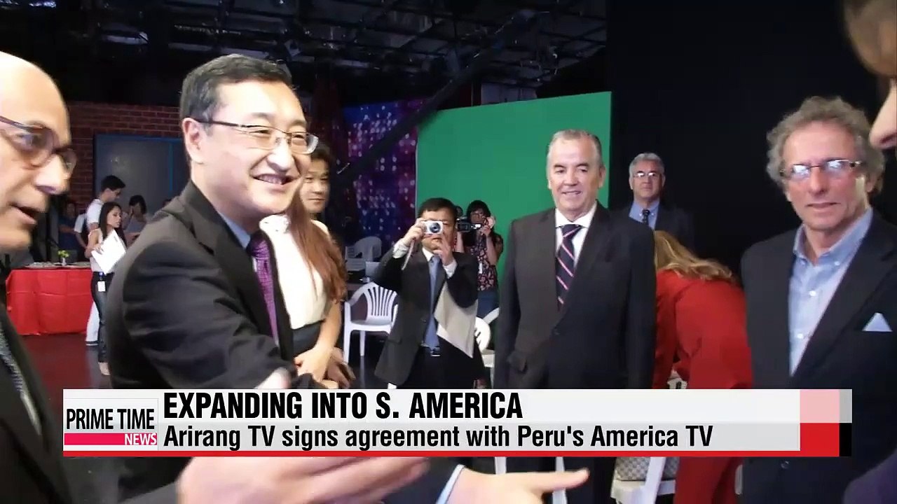 Arirang TV signs agreement with Peru's America-TV