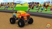 Numbers Counting Kids Learn to Count Disney Cars inspired Monster Trucks Toy Children Animation