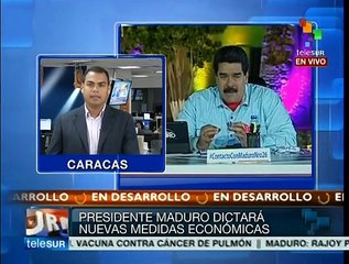 Venezuela: anuncia Maduro nuevas medidas contra la guerra económica
