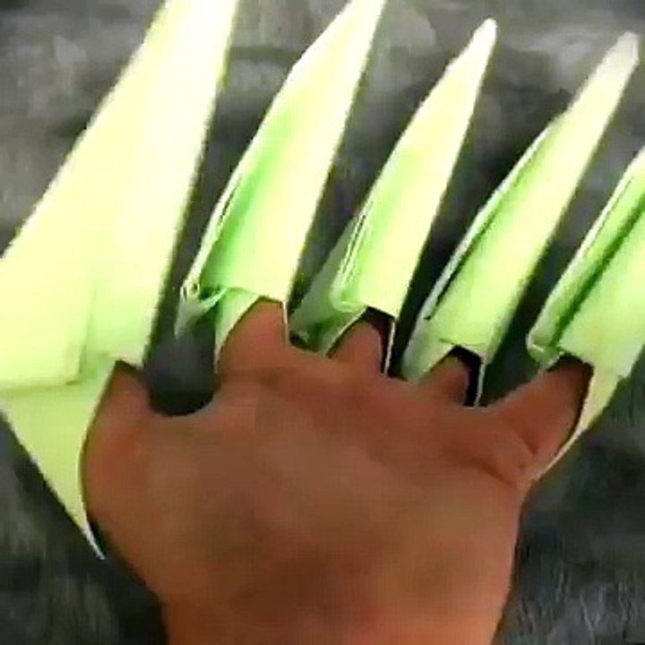 How to Make: Origami Dragon Claws