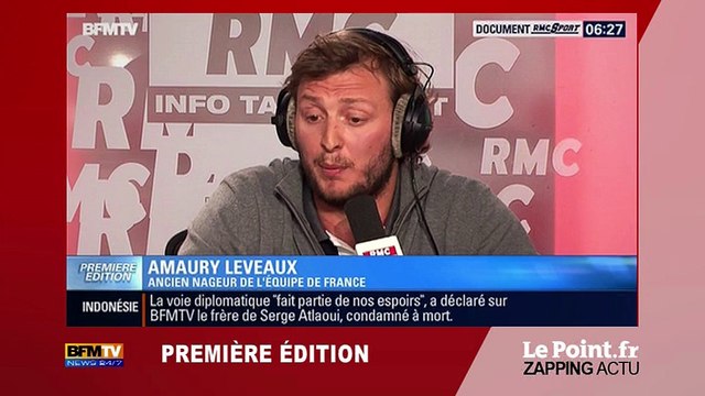 Amaury Leveaux : J'ai le droit d'écrire ce que je veux - Zapping du 22 avril