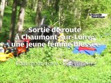 VIDEO. Sortie de route : une jeune femme prisonnière de son véhicule à Chaumont/Loire (41)