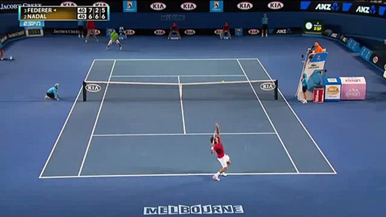 Incredible Ball Boy Catch Video