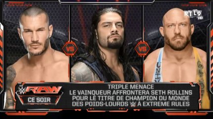 RTL9 RAW MATCH TRIPLE MENACE