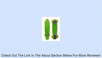 Wealers 22 Inch Plastic Cruiser Skateboard with Super Smooth Pu Wheels Review