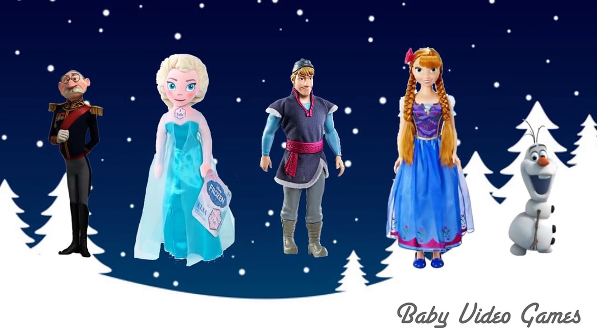 ⁣Finger Family Songs Kids Frozen Cartoons Elsa _ Cartoon _ Fan Made_youtube_original