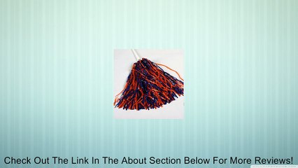Blue and Orange Spirit Pom Poms Package of 10 Review