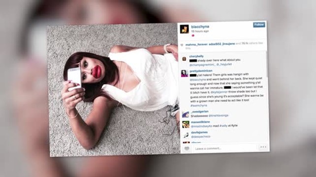 Blac Chyna Mocks Kylie Jenner With Wax Lips Photo