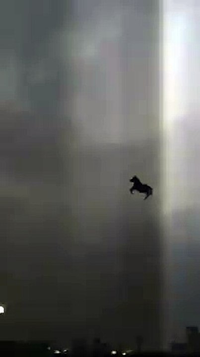 مکہ کی فضاوٗں میں اڑتے گھوڑے نے تہلکہ مچادیا  Flying Horse in Makkah  Aurta Ghora  Fake or Real