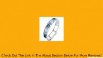 KONOV Jewelry Stainless Steel Cubic Zirconia Classic Forever Love Couples Promise Ring Mens Womens Wedding Band, Blue Silver Review
